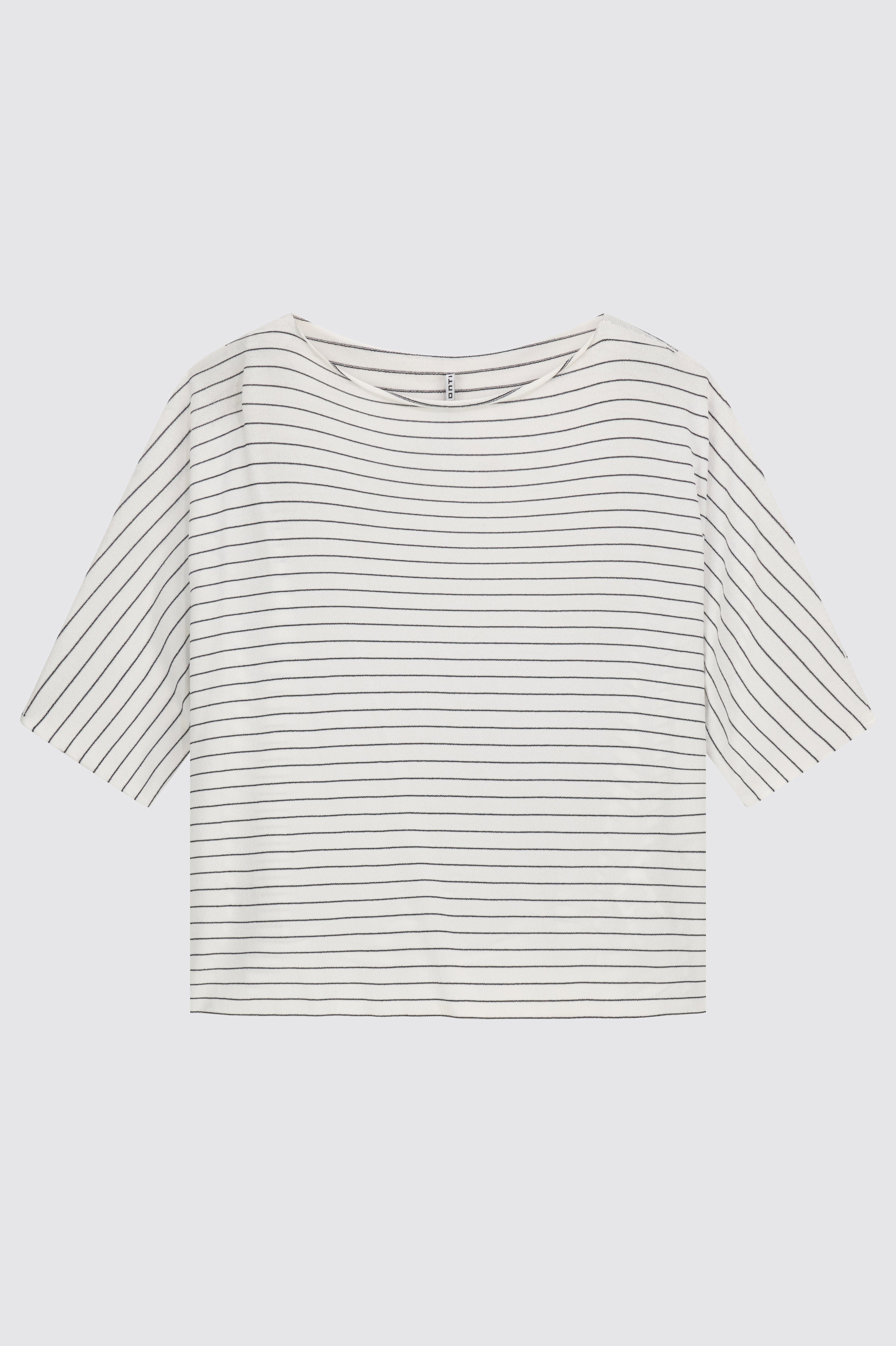 Liviana Conti Wilma pull rayé blanc nuit