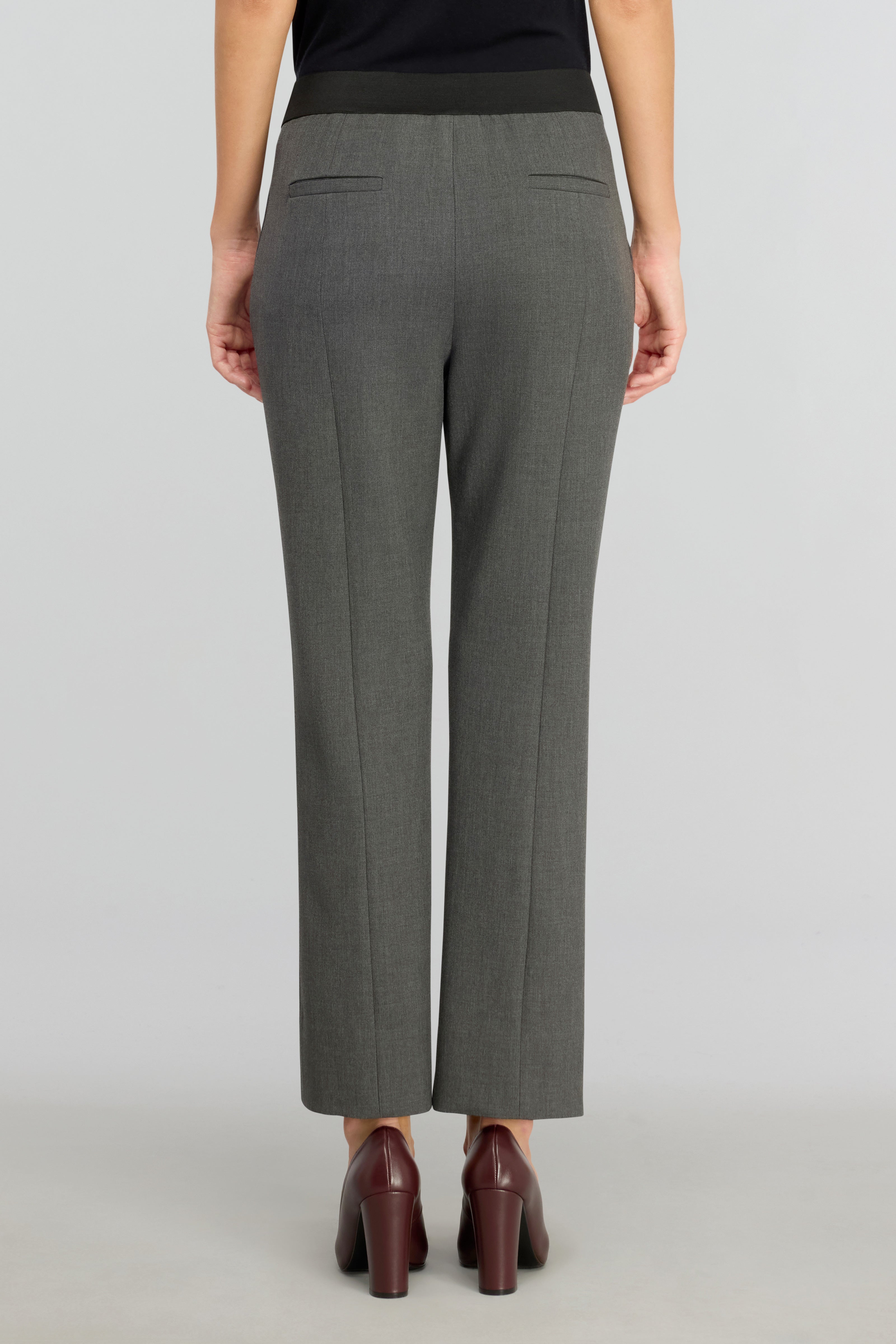 Liviana Conti Zack pantalon femme gris classique taille 38-48