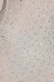 Oh Polly Embellished Aellin 9003 robe mini bodycon snow strass
