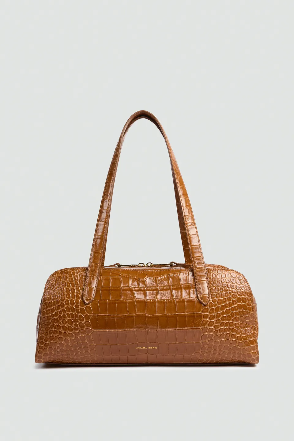 Liviana Conti Judith A6WA53 sac bowling cacao croco