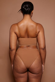 Oh Polly Intimates brassière bandeau amande sans armature