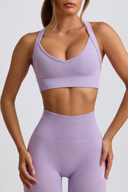 Oh Polly Super Sculpt BT2472 brassière sport lavande maintien moyen