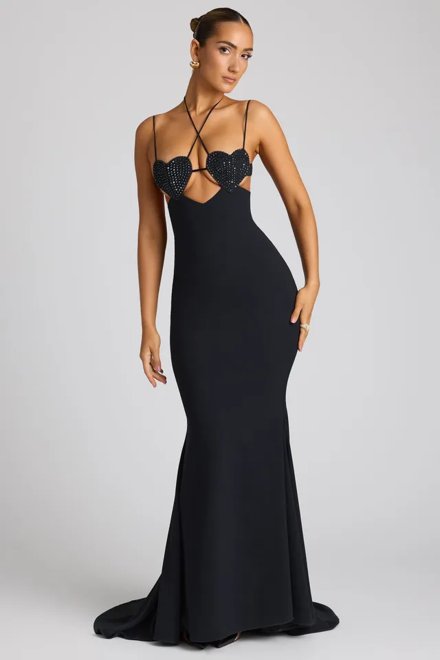 Oh Polly Serena 8236 robe de soirée noire