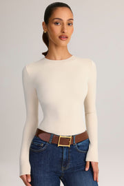 Oh Polly Ziva 15442 body manches longues crème modal