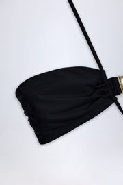 Oh Polly Swim Maillot Maranta Noir Découpes Une Pièce