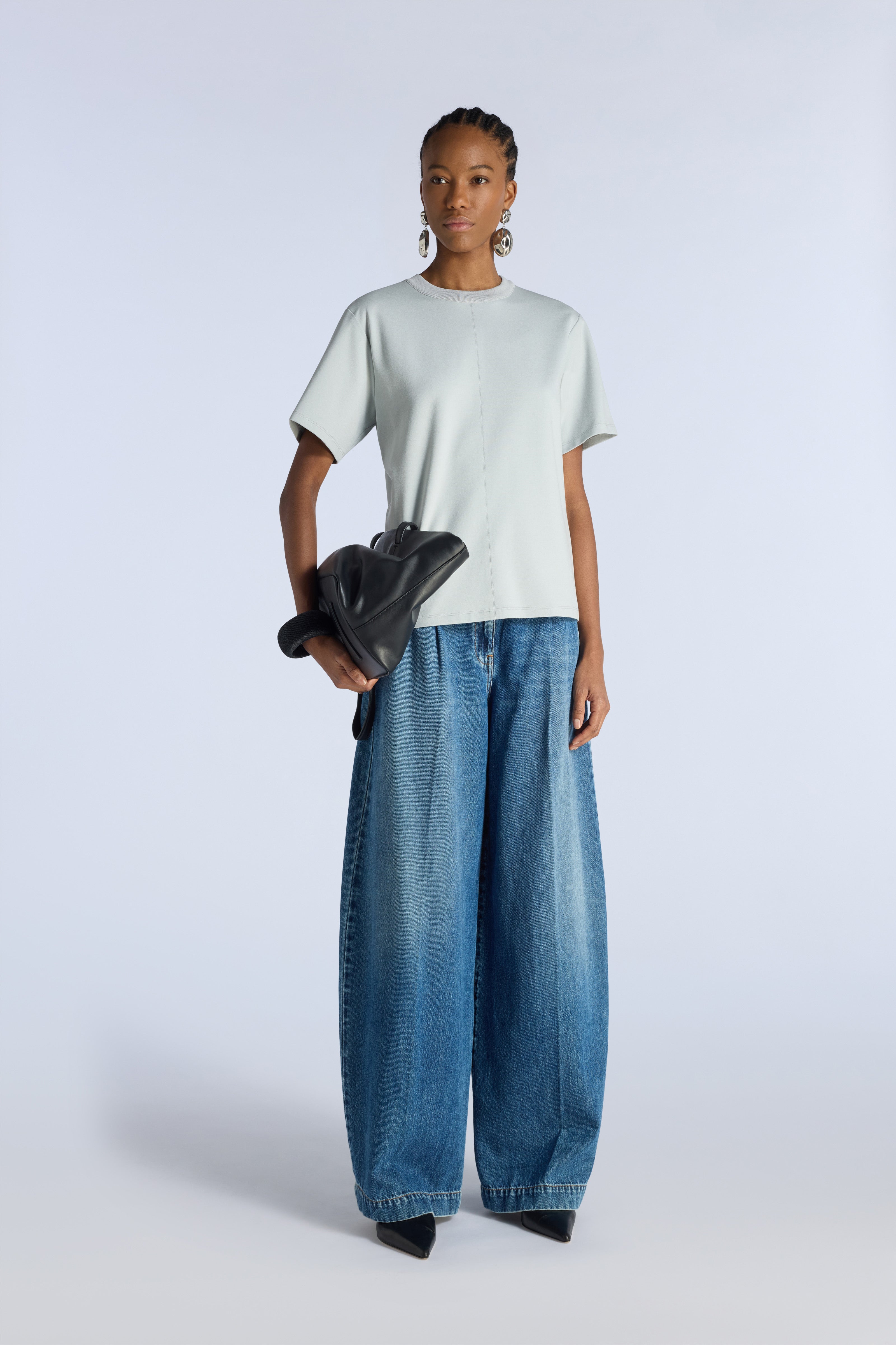 Liviana Conti Beca blouse bleu point Milano