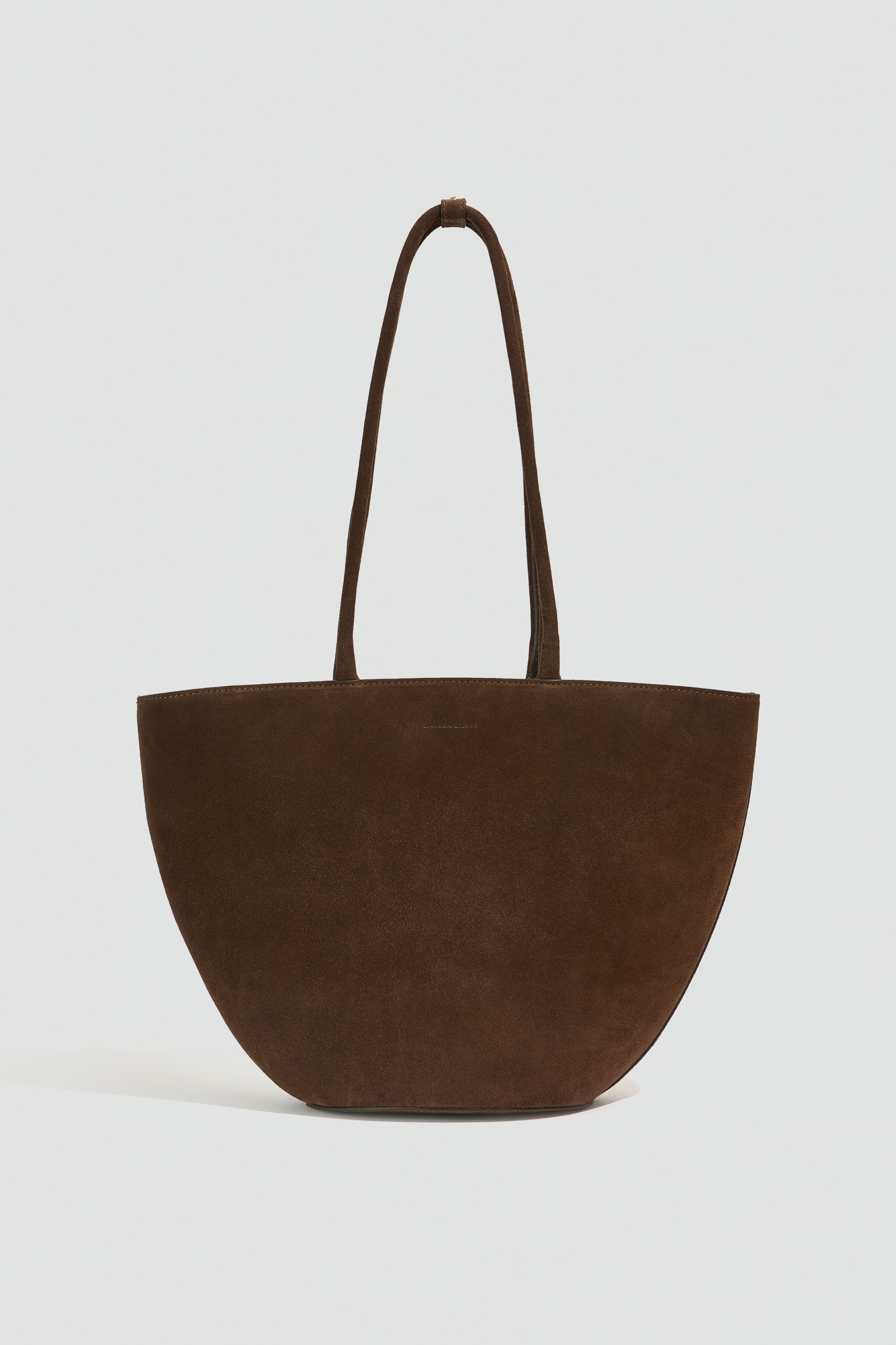 Liviana Conti Amelie sac épaule marron cuir suédé