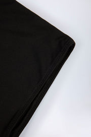 Oh Polly Shorts Hot Pants Jersey Noir Sabrine Taille Basse