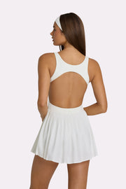 Oh Polly Bo+Tee Soft Active Robe Tennis Coconut dos ouvert