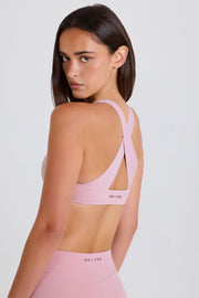 Oh Polly Bo+Tee Crossback Brassière Mauve BT2492