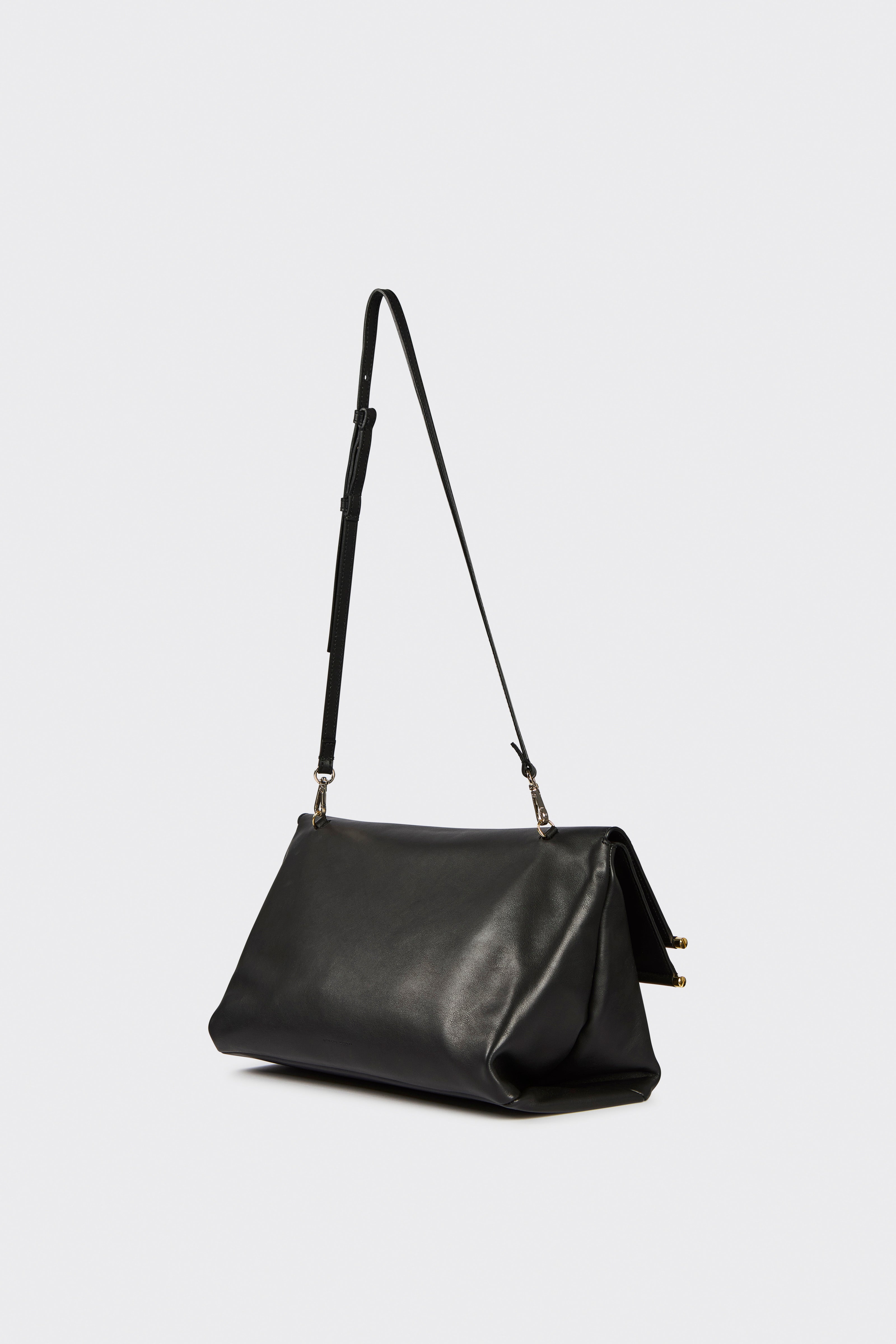 Liviana Conti Leonie maxi pochette noire cuir