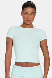 Oh Polly ButterCloud T-shirt menthe sculptant doux