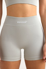 Oh Polly Bo+Tee short mini gris sport sans couture