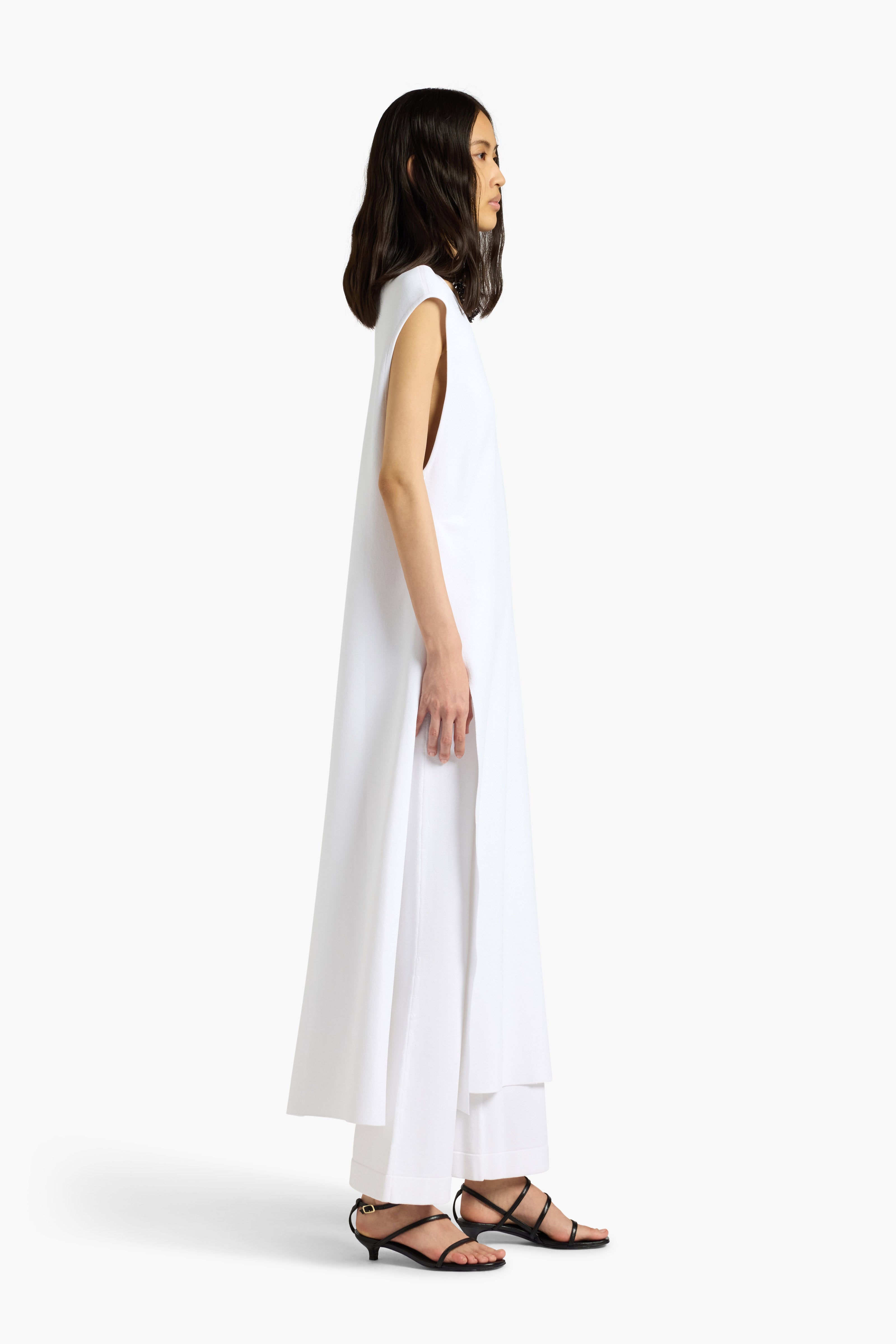 Liviana Conti Gabrielle robe tunique blanche viscose