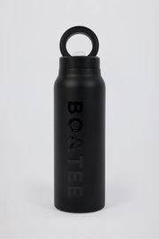 Bo+Tee gourde inox isotherme noire 1 L paille