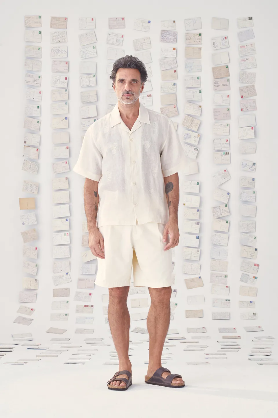 MII Subha Les Cyclades chemise homme coton bleu ciel