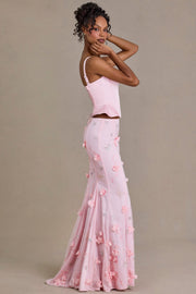 Oh Polly top corset satin rose baby bustier