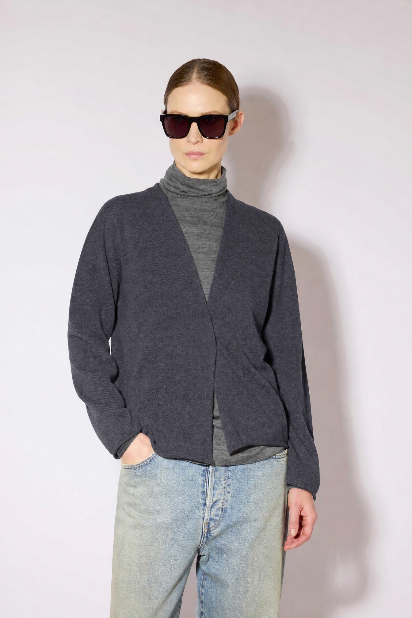 Liviana Conti Pauline cardigan femme Brown Casha XS cachemire