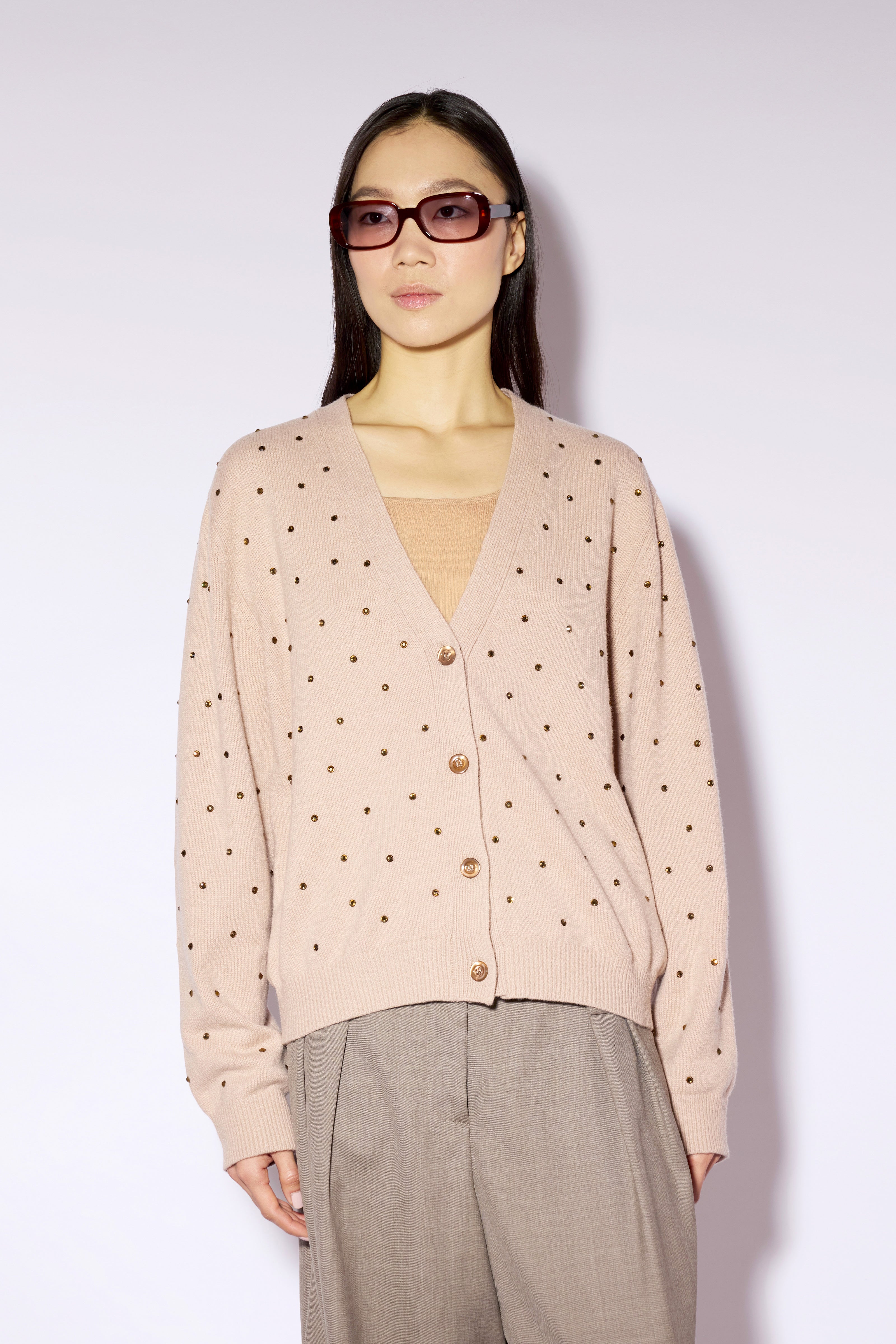 Liviana Conti Maglieria Lusia cardigan cachemire scotch