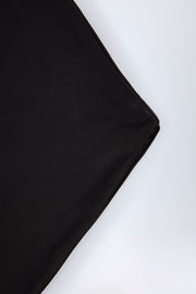 Oh Polly Luanni Backless Mini Dress robe noire jersey dos nu