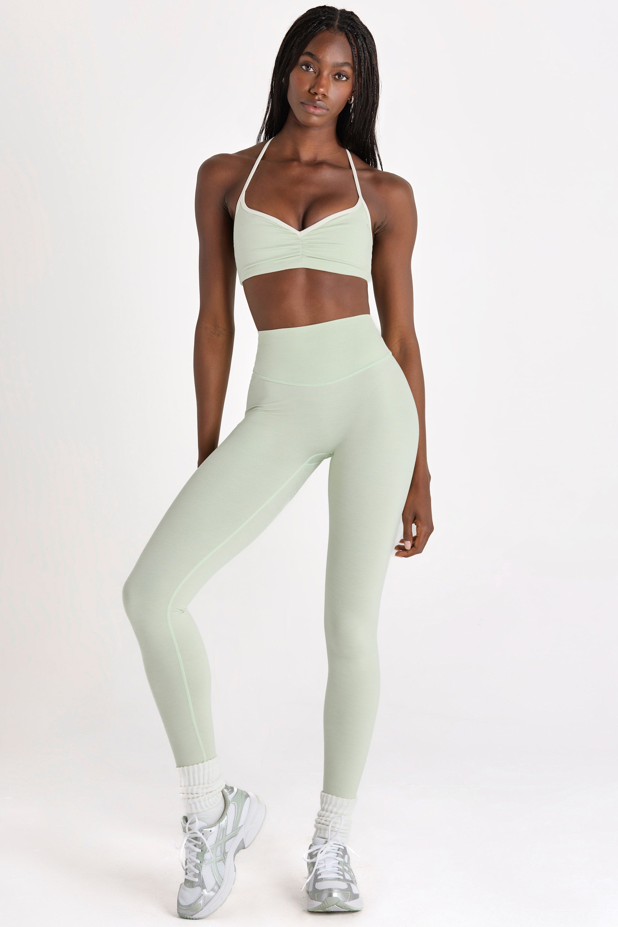Bo+Tee Soft Active legging long vert pistache