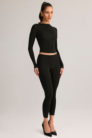 Oh Polly Roux legging court noir modal 7/8