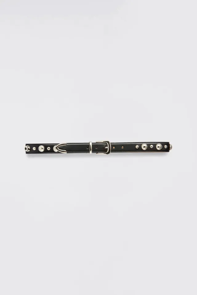 Liviana Conti Prisca ceinture cloutée noire