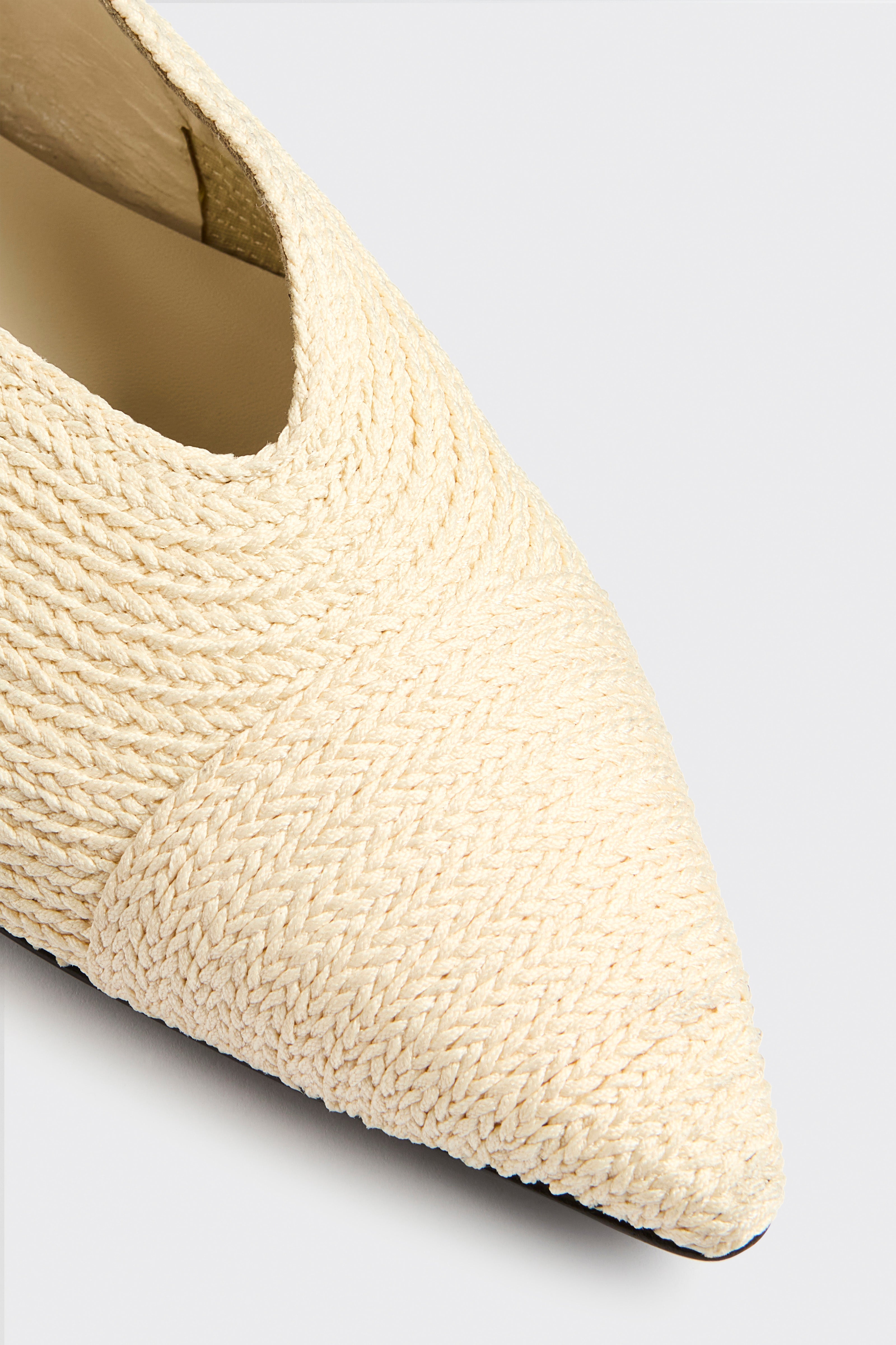 Liviana Conti Zafira slingback chaussures plates rugiada coton