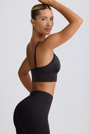 Oh Polly Define Luxe BT1134 brassiere sport noire