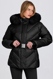 Oh Polly BT2390 veste ski noire imperméable 18k