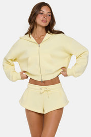 Oh Polly Shorts mini short molleton buttercream