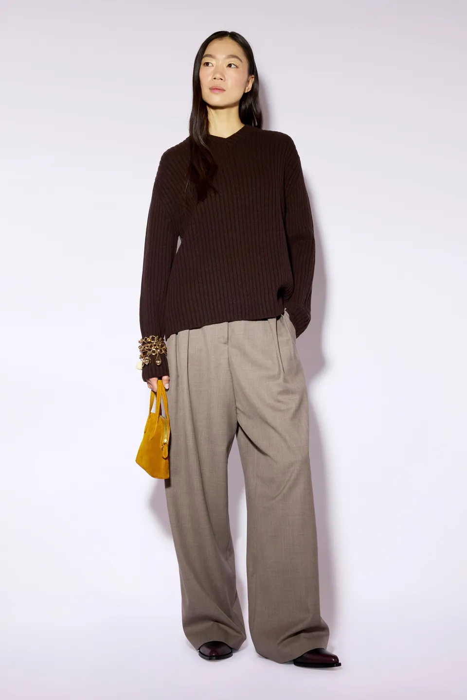 Liviana Conti Harold pantalon palazzo laine