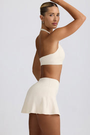Oh Polly Bo+Tee Soft Active Mini Jupe-Short Vanille