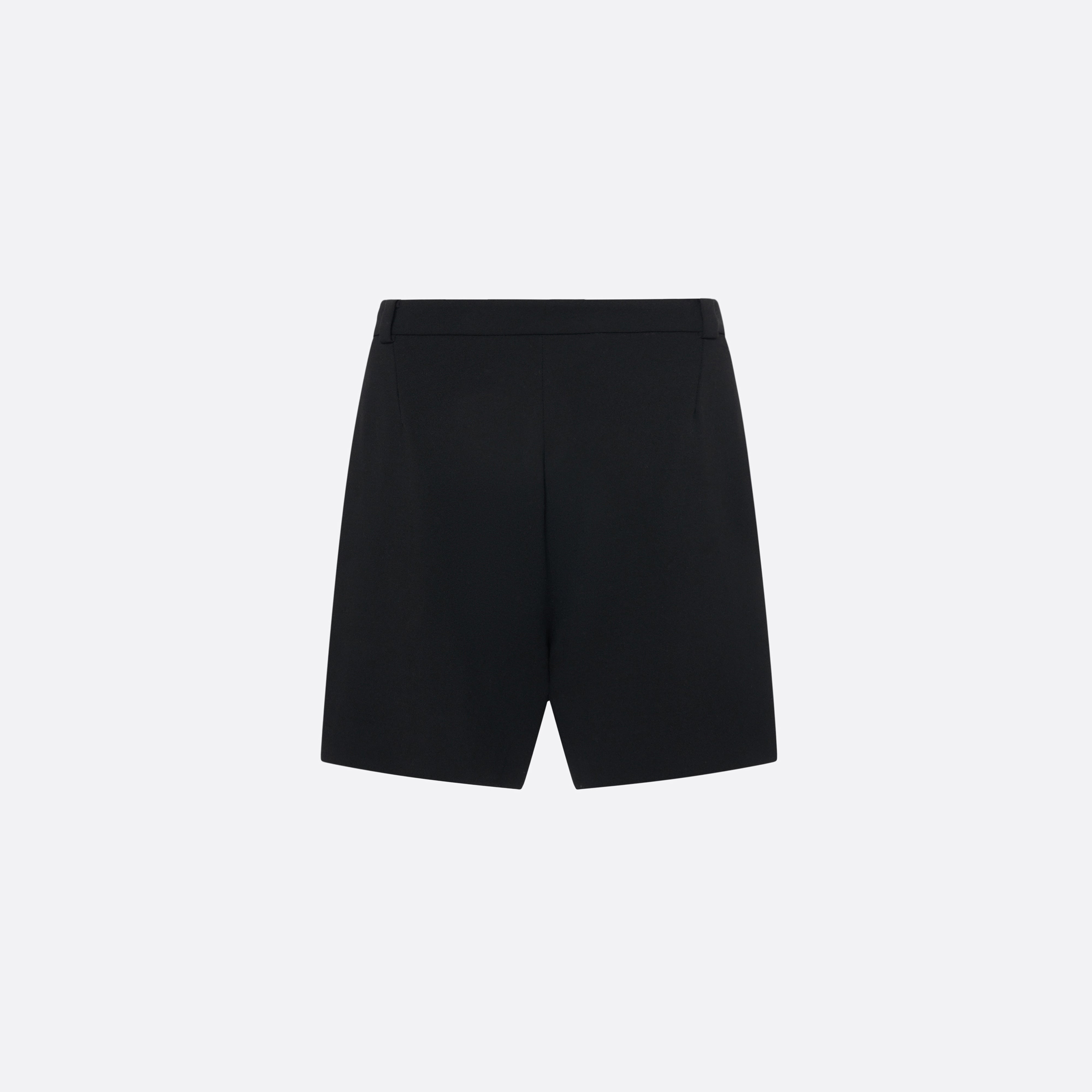 Alessandra Rich bermuda laine crêpe noir 36
