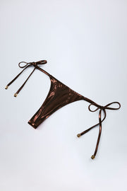 Oh Polly Swim Bas Bikini Tierra Bronze Gold String