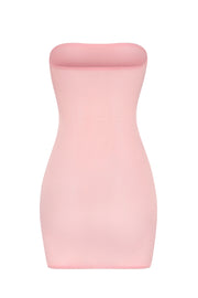 Oh Polly Slip robe mini bustier rose bretelles amovibles