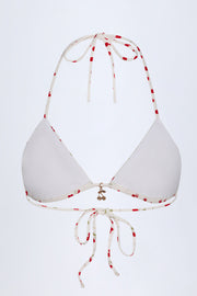 Oh Polly Calella haut de bikini imprimé cerise