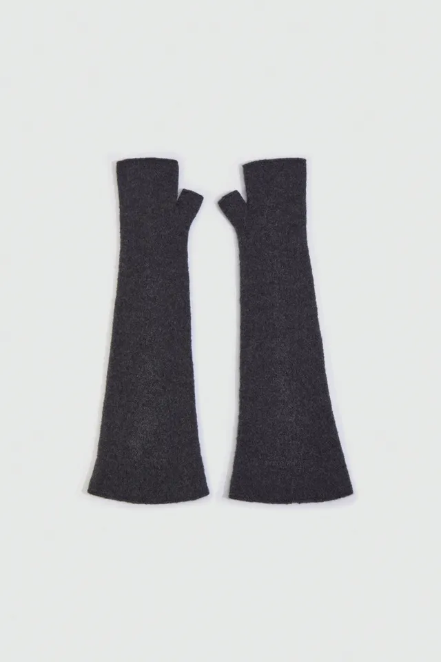Liviana Conti Fanny A6WG13 manchons laine anthracite