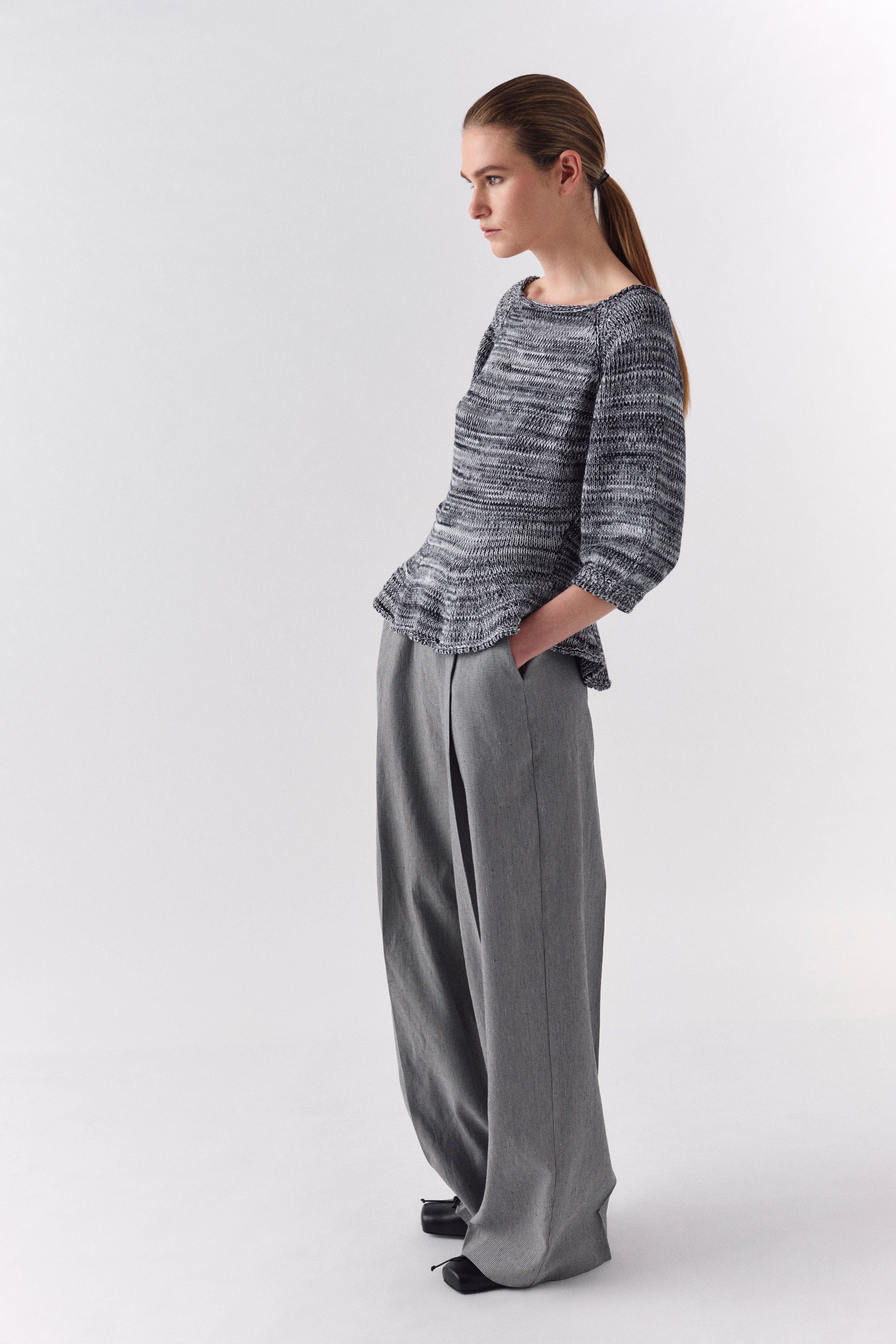 Liviana Conti Paige pull coton nuit blanc XS-XL