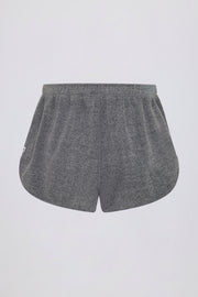 Oh Polly BT2297 short gris foncé coton à boutons