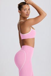 Oh Polly Bo+Tee BT2097 brassière sport rose bébé col coeur