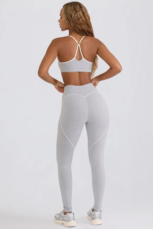 Oh Polly Bo+Tee Legging BT2088 gris taille mi-haute