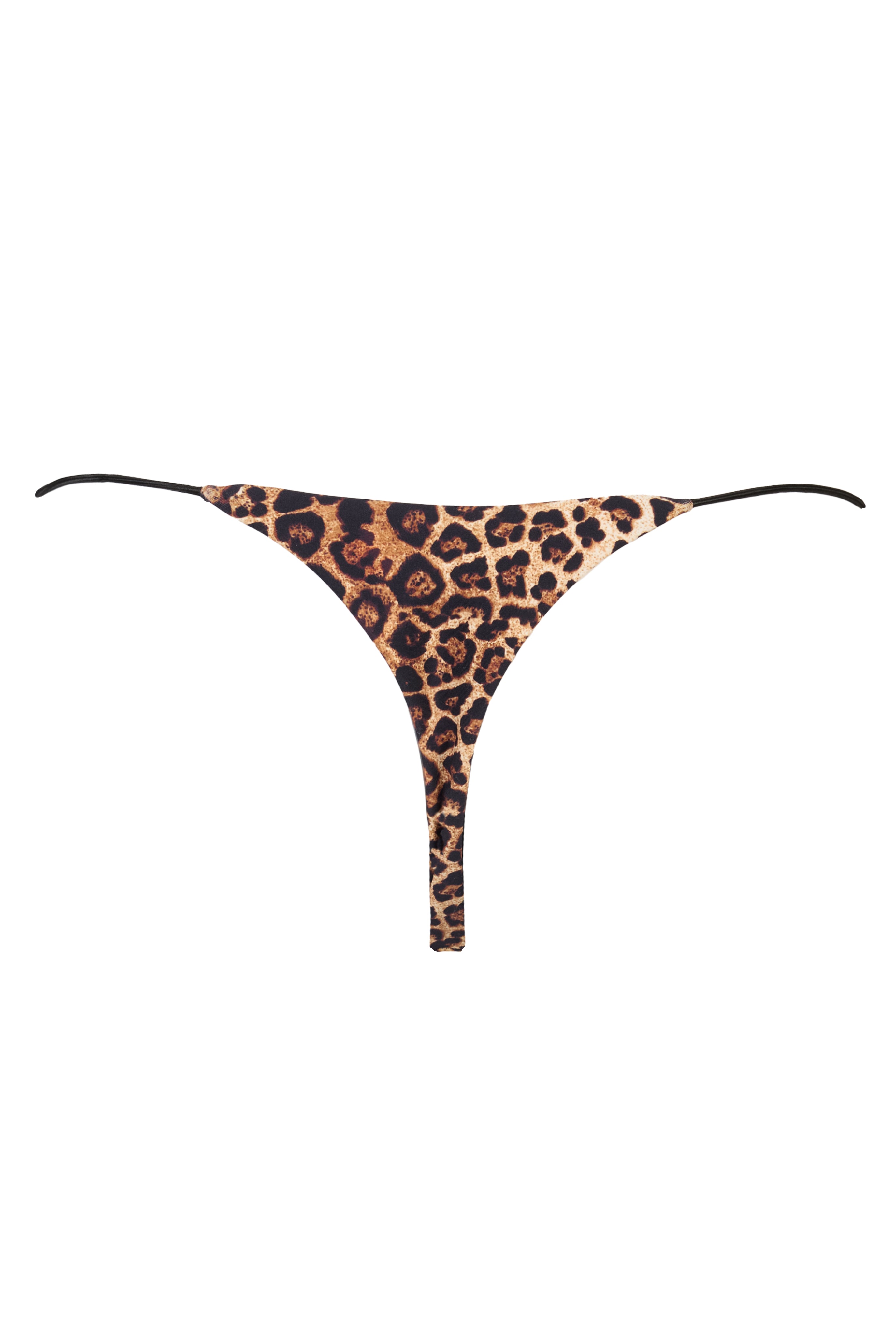 Oh Polly Swim Race bas bikini léopard thong