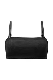 Oh Polly Base Layers Brassière Bandeau Noir Mesh 7162