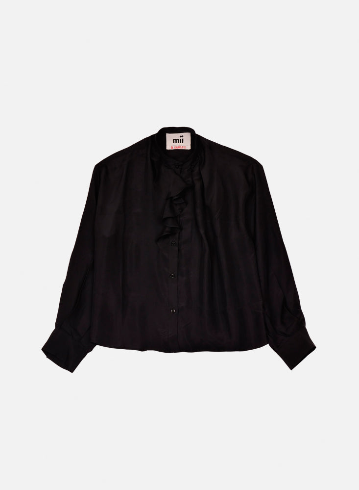 Mii à table Jabo chemise soie femme rose pâle taille S