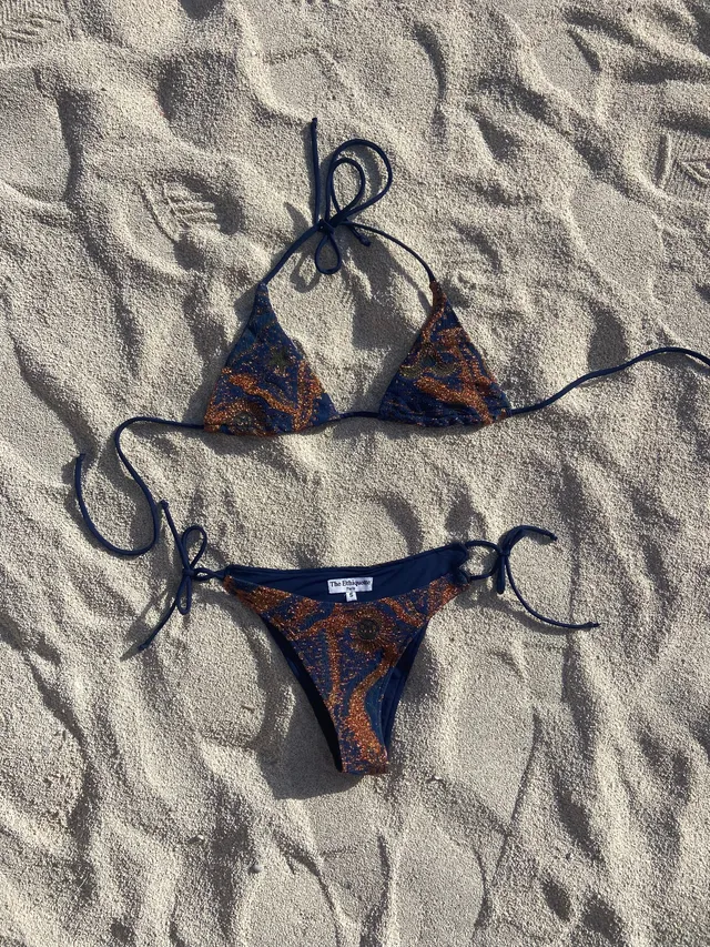 The Ethiquette Constellation bas de bikini brillant XS-XL