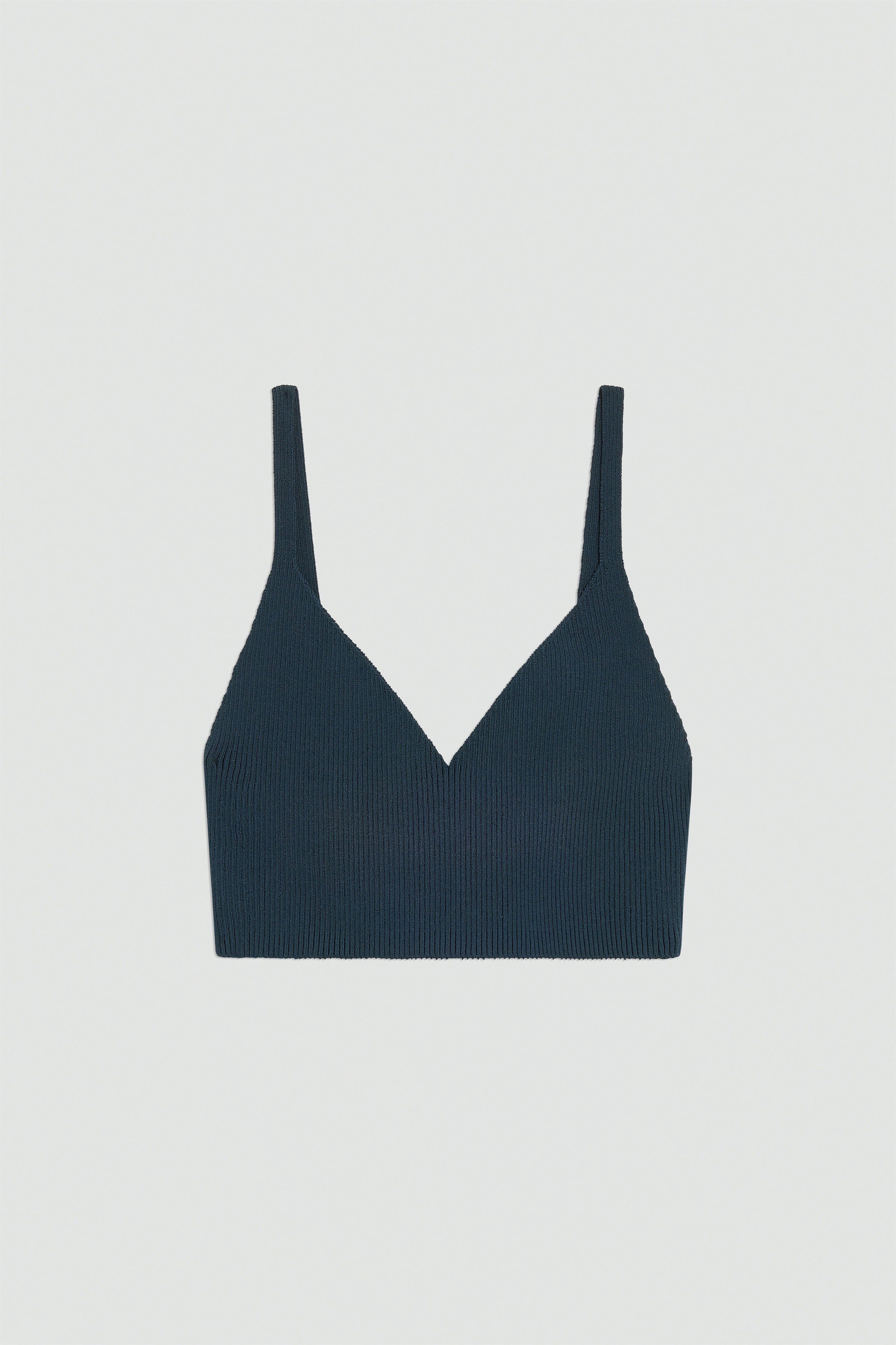 Liviana Conti Azalea top bralette noir M triangle viscose