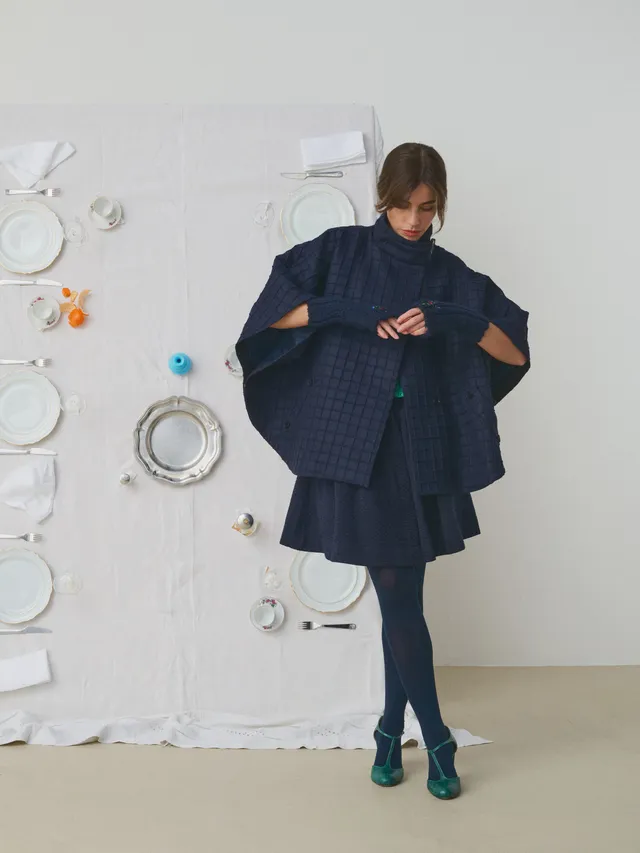 MII À table cape Les Unis femme bouton céramique