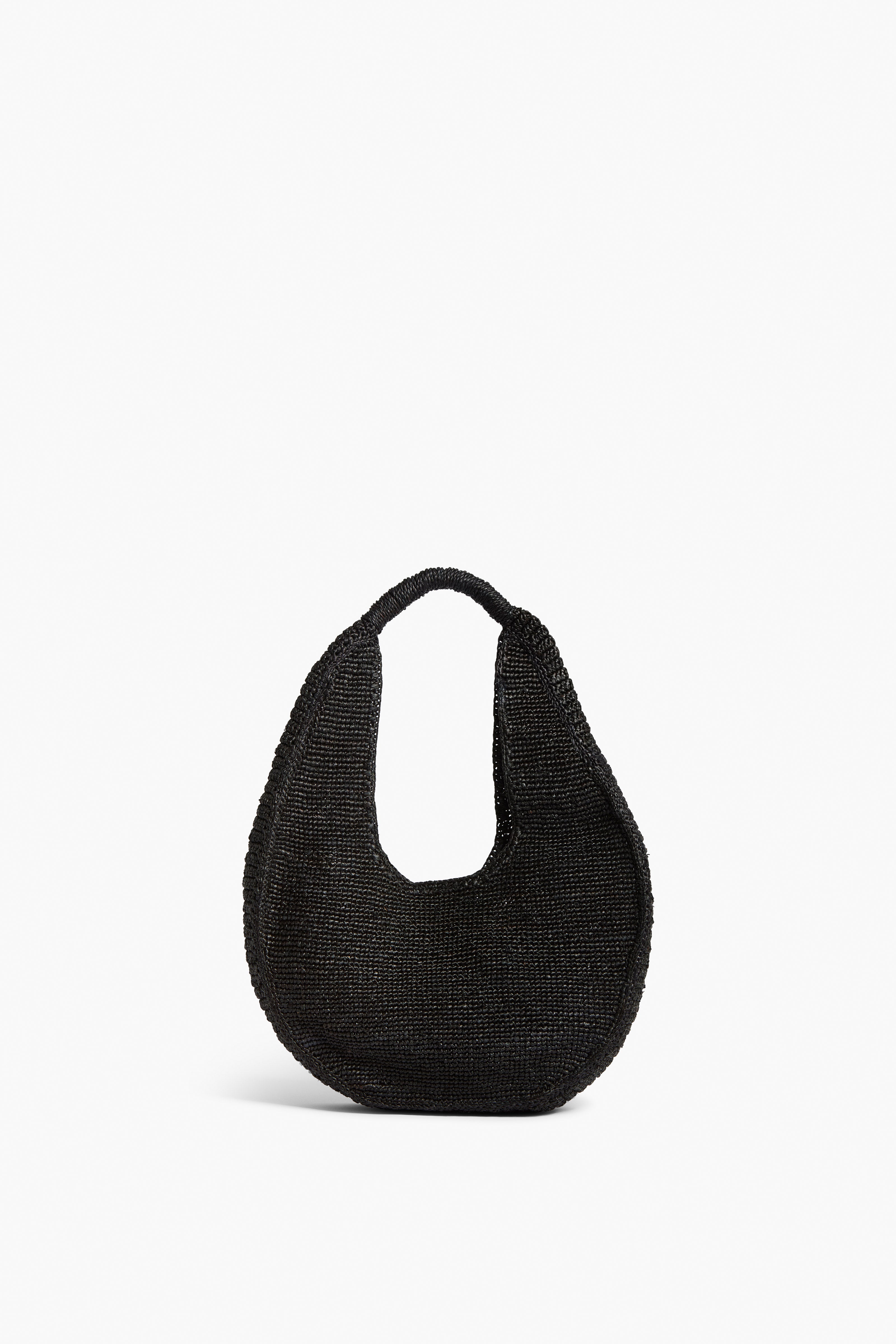 Liviana Conti Belinda sac épaule raphia naturel