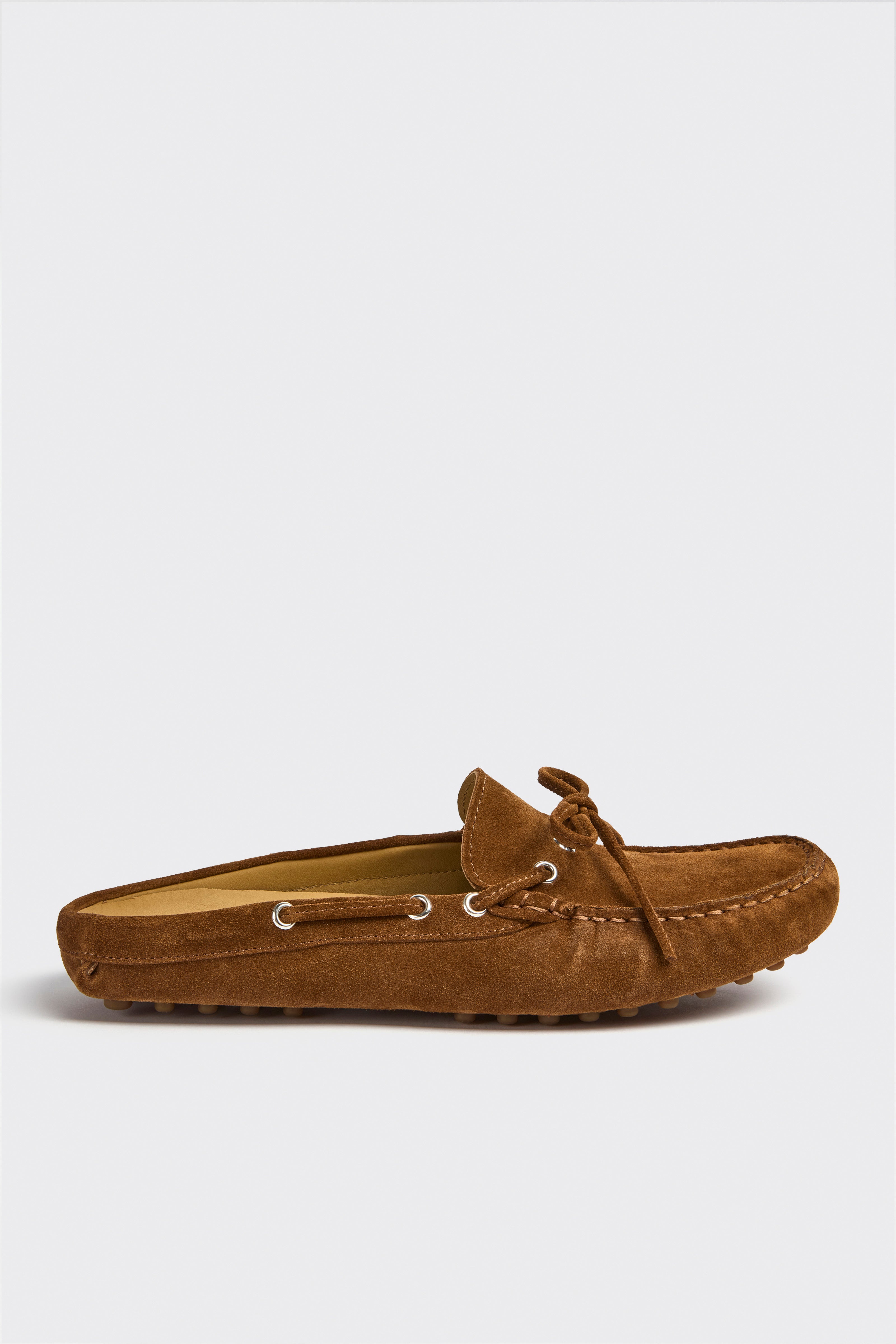 Liviana Conti Reed mules cuir suède brandy pointure 38